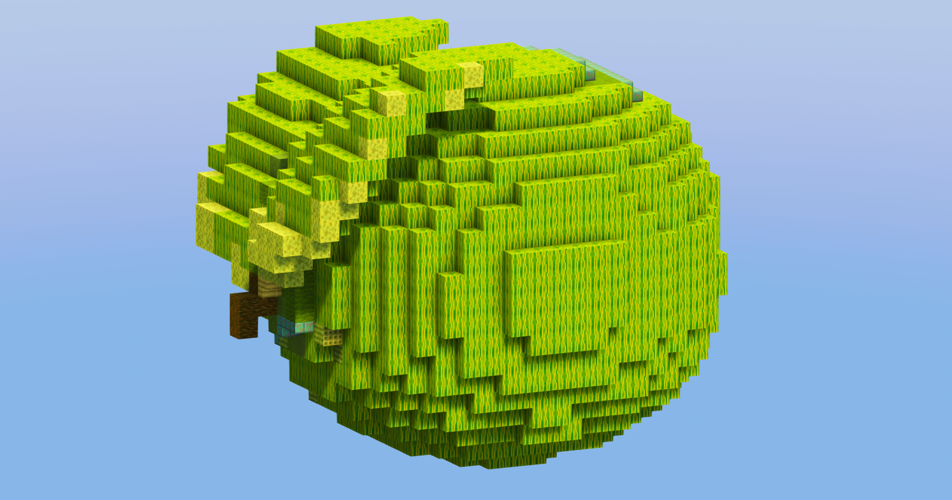 Lime Fruit — Minecraft Build by LeonisBuilds
