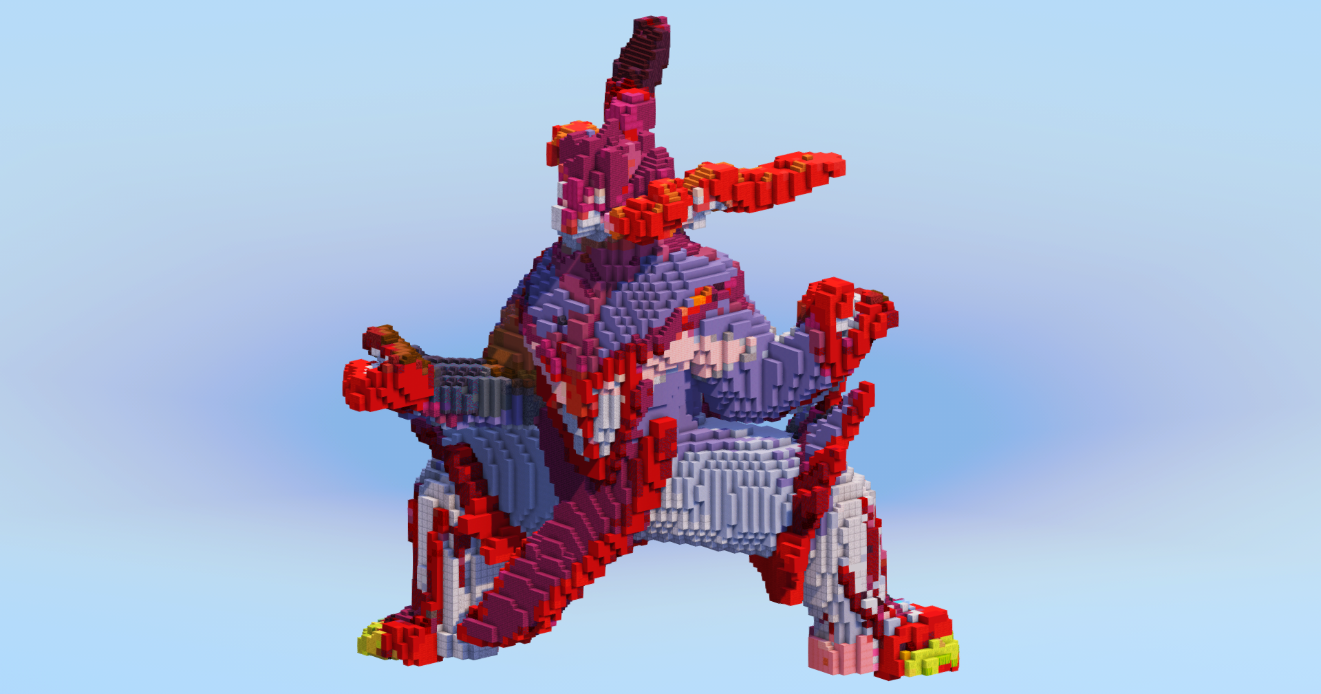 Urshifu Single Strike Gigantamax — Minecraft Build by LeonisBuilds (2)