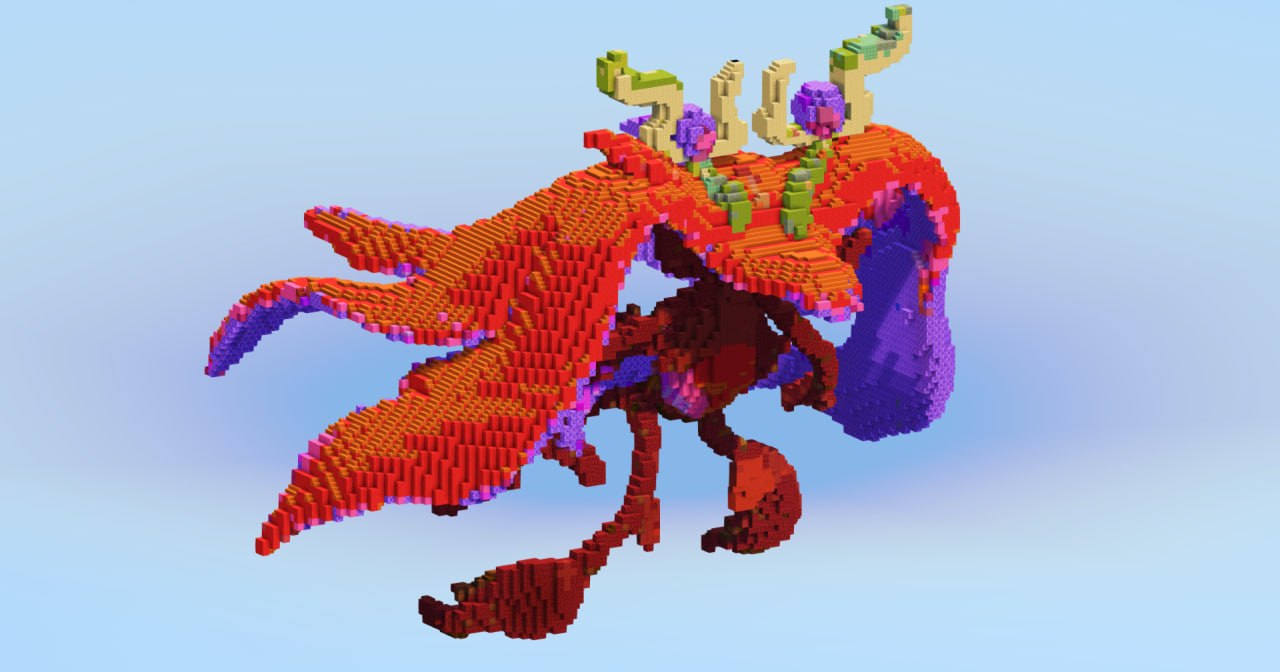 Mega Dragalge — Minecraft Build by LeonisBuilds