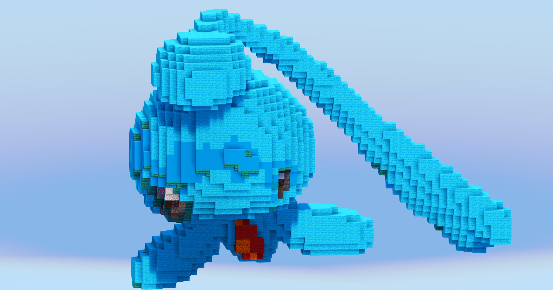 Phione from Pokemon — Minecraft Build by LeonisBuilds