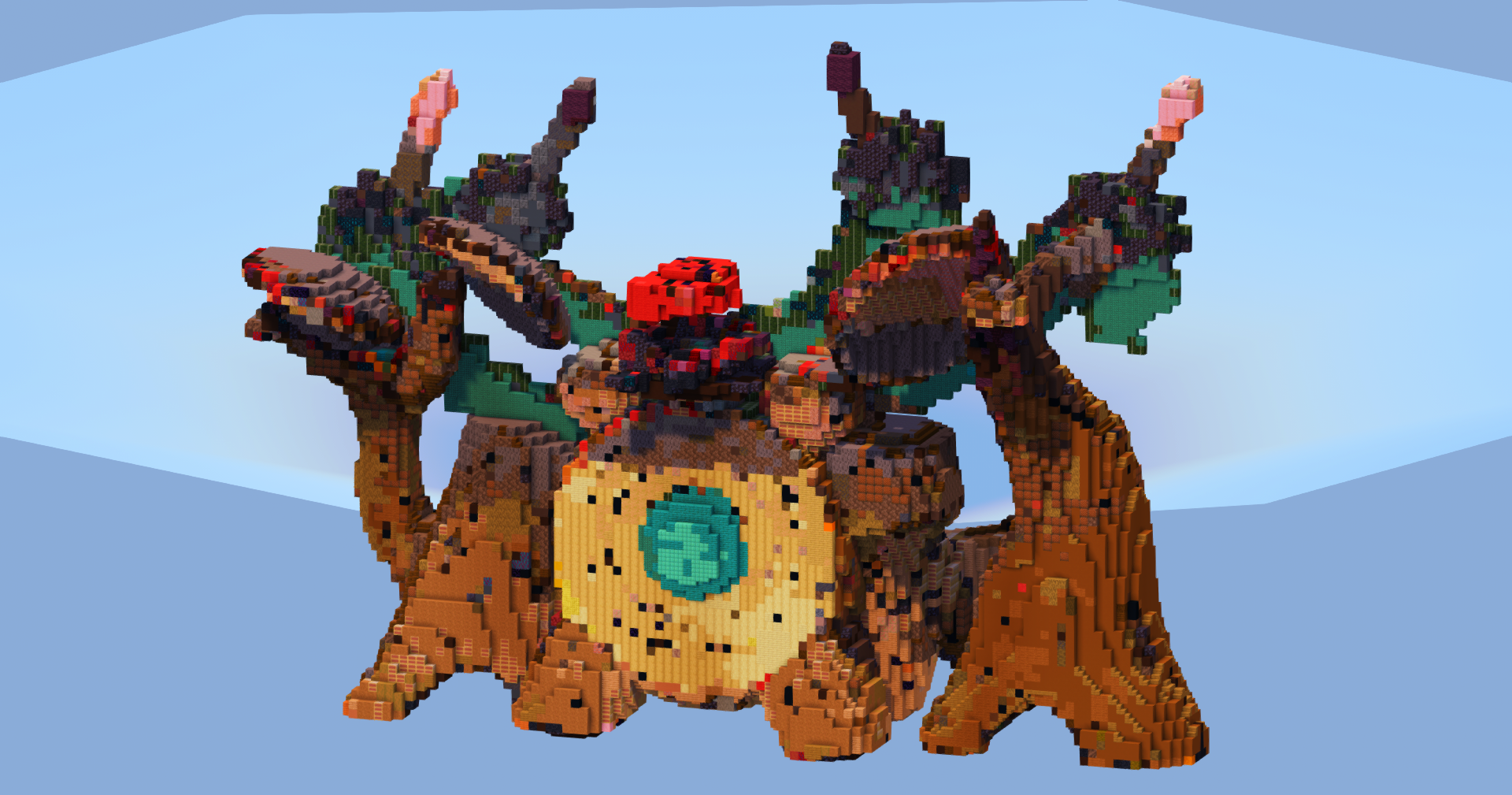 Rillaboom Gigantamax — Minecraft Build by LeonisBuilds (2)
