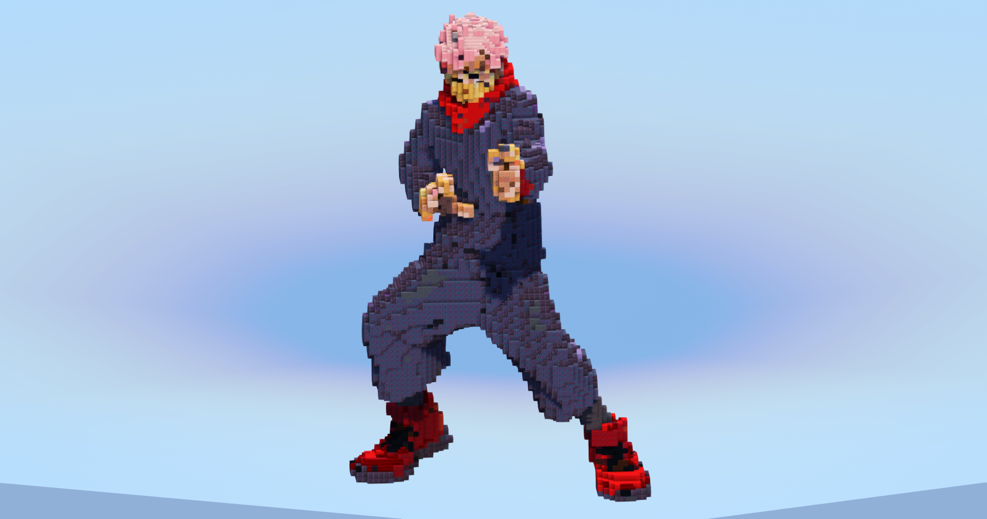Yuji Itadori — Minecraft Build by LeonisBuilds