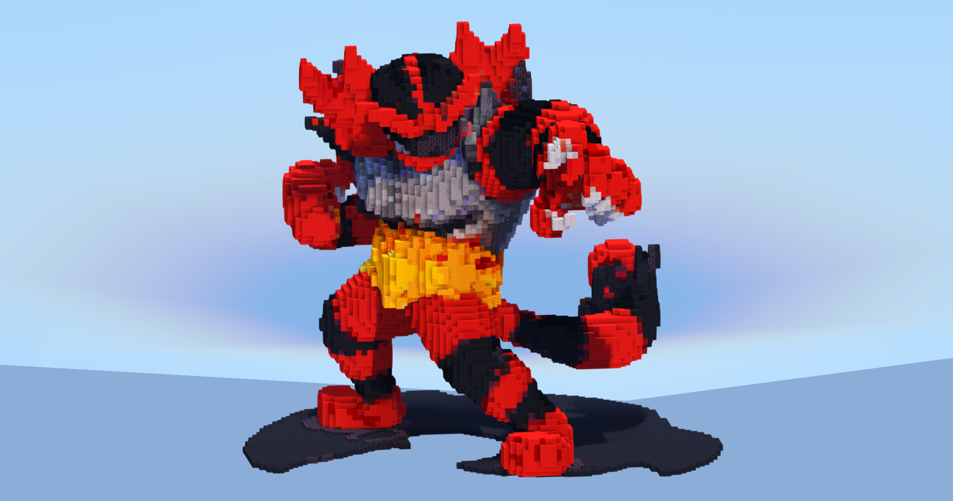 Incineroar — Minecraft Build by LeonisBuilds