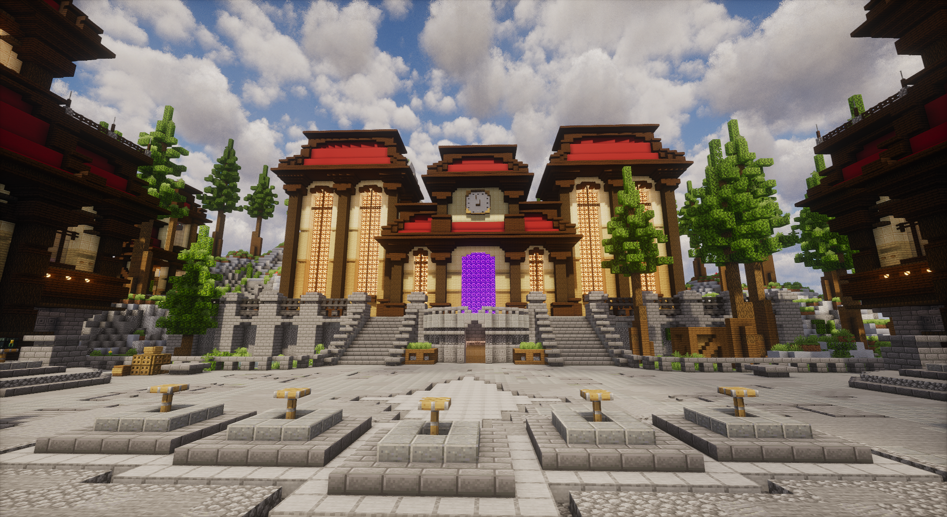 FREE Redwood Origins Spawn — Minecraft Build by OrioniX (3)