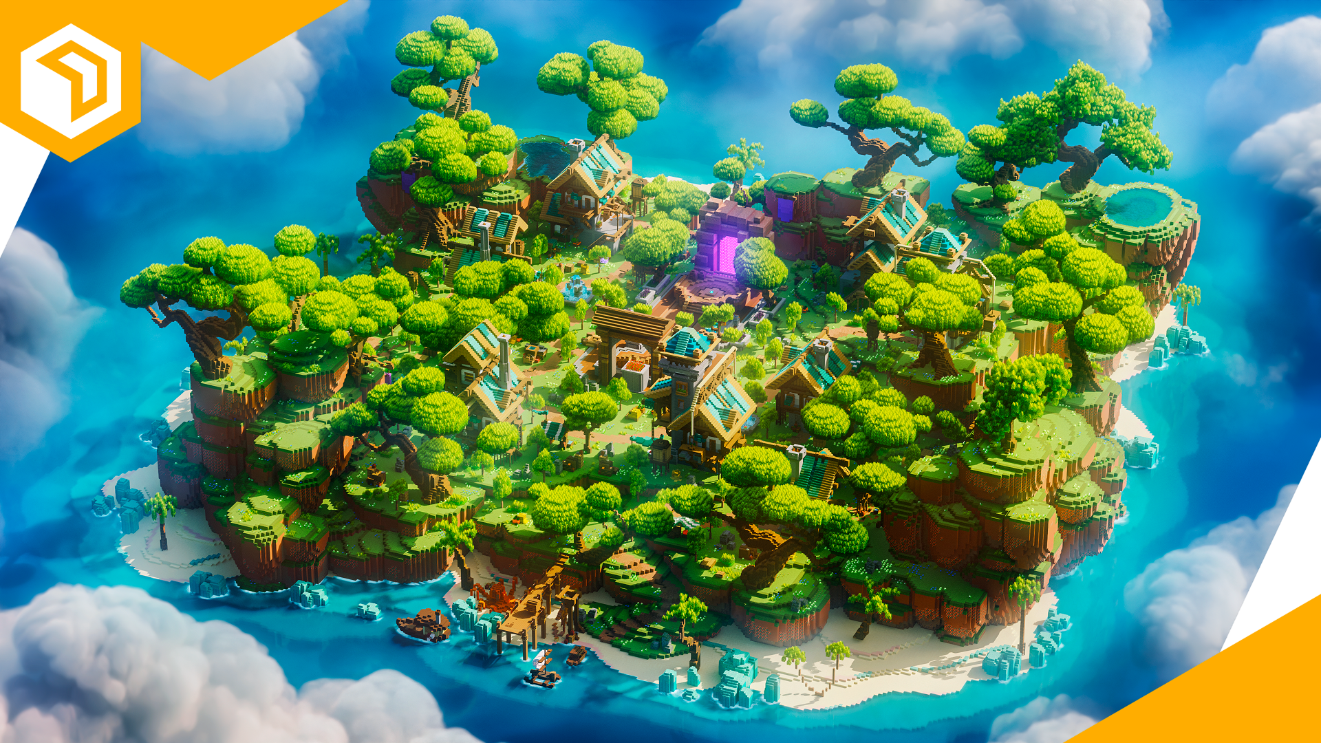 Blue Haven Village — Minecraft Build by OrioniX