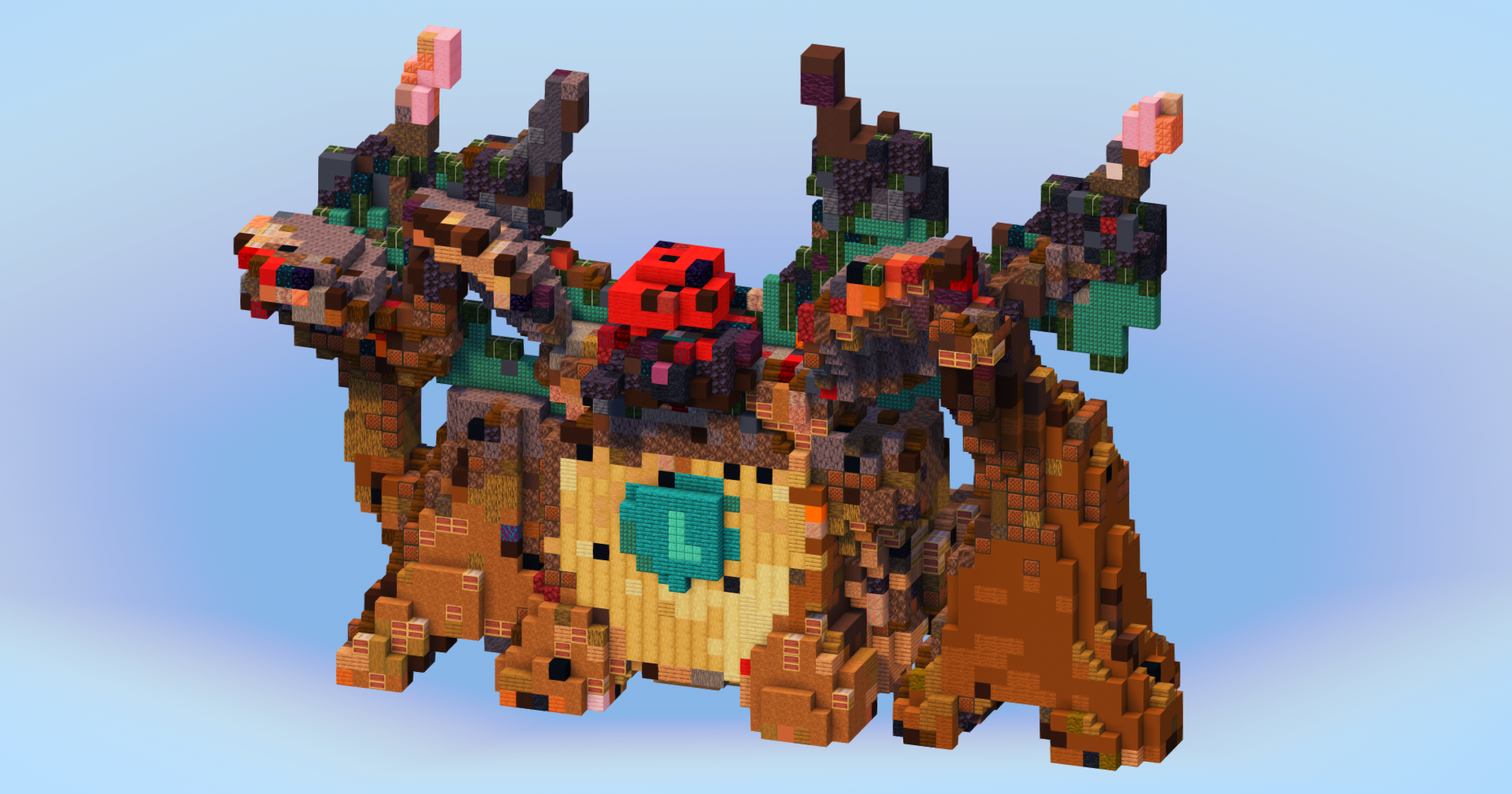Rillaboom Gigantamax from Pokemon — Minecraft Build by LeonisBuilds (2)
