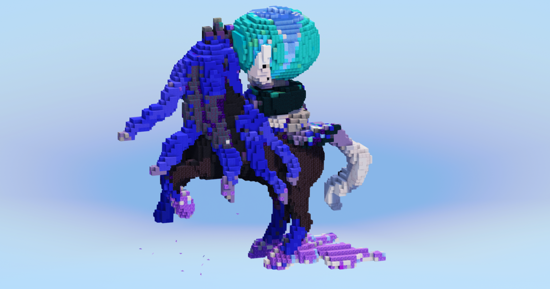 Calyrex Shadow Rider — Minecraft Build by LeonisBuilds (2)