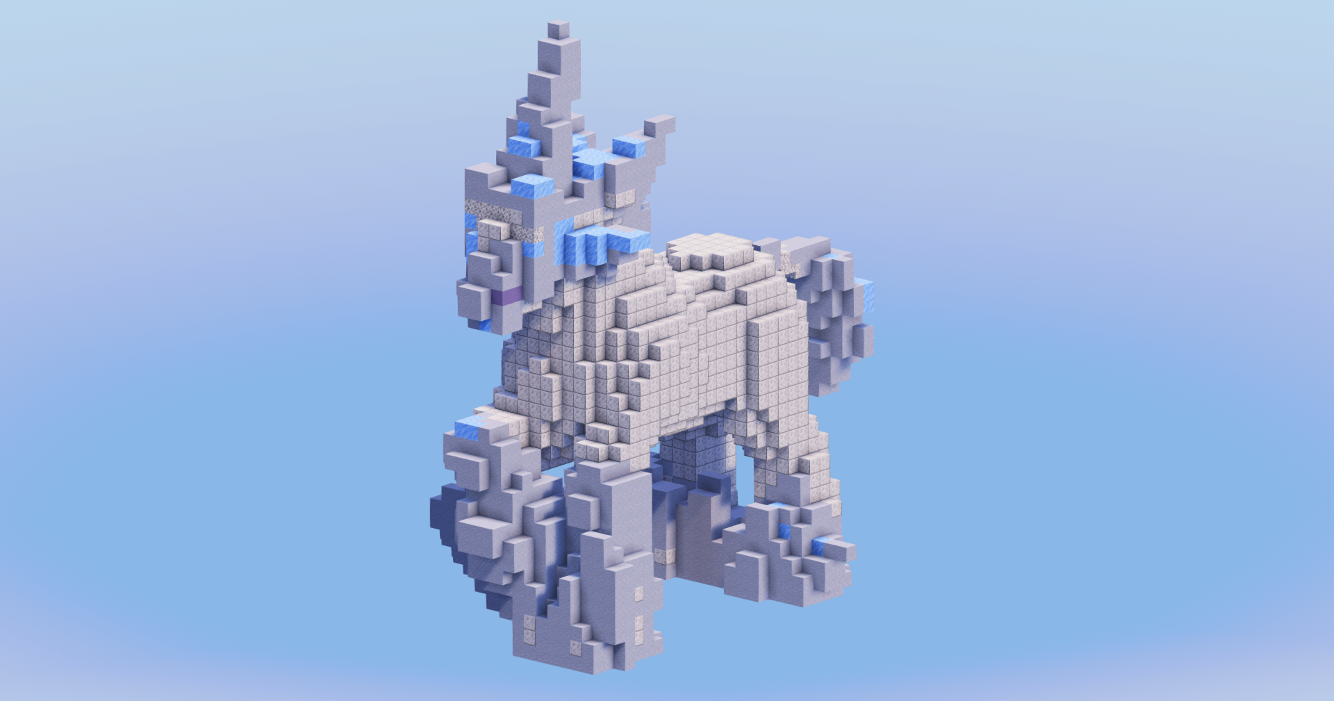 Glastrier from Pokemon — Minecraft Build by LeonisBuilds (2)