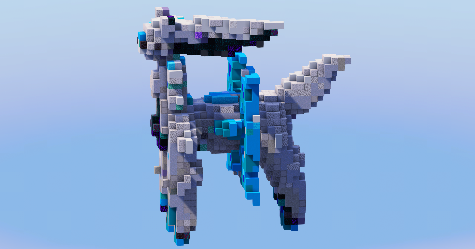 Arceus Water from Pokemon — Minecraft Build by LeonisBuilds