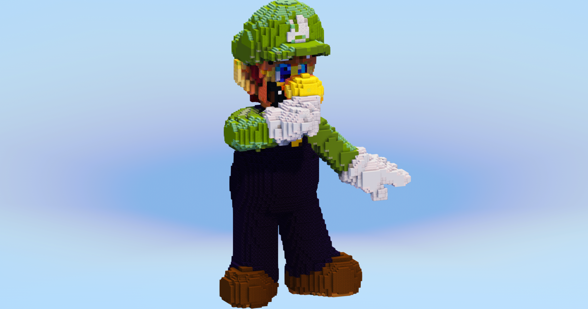 Luigi — Minecraft Build by LeonisBuilds