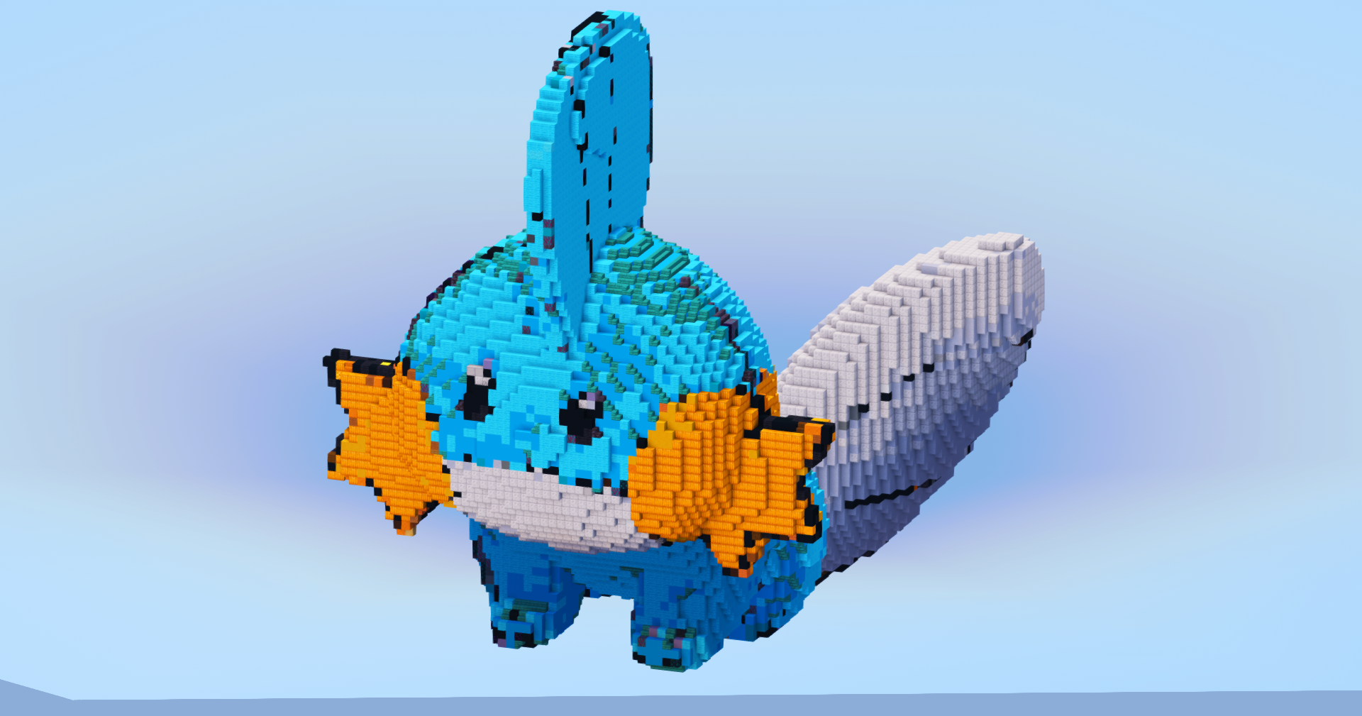 Mudkip — Minecraft Build by LeonisBuilds