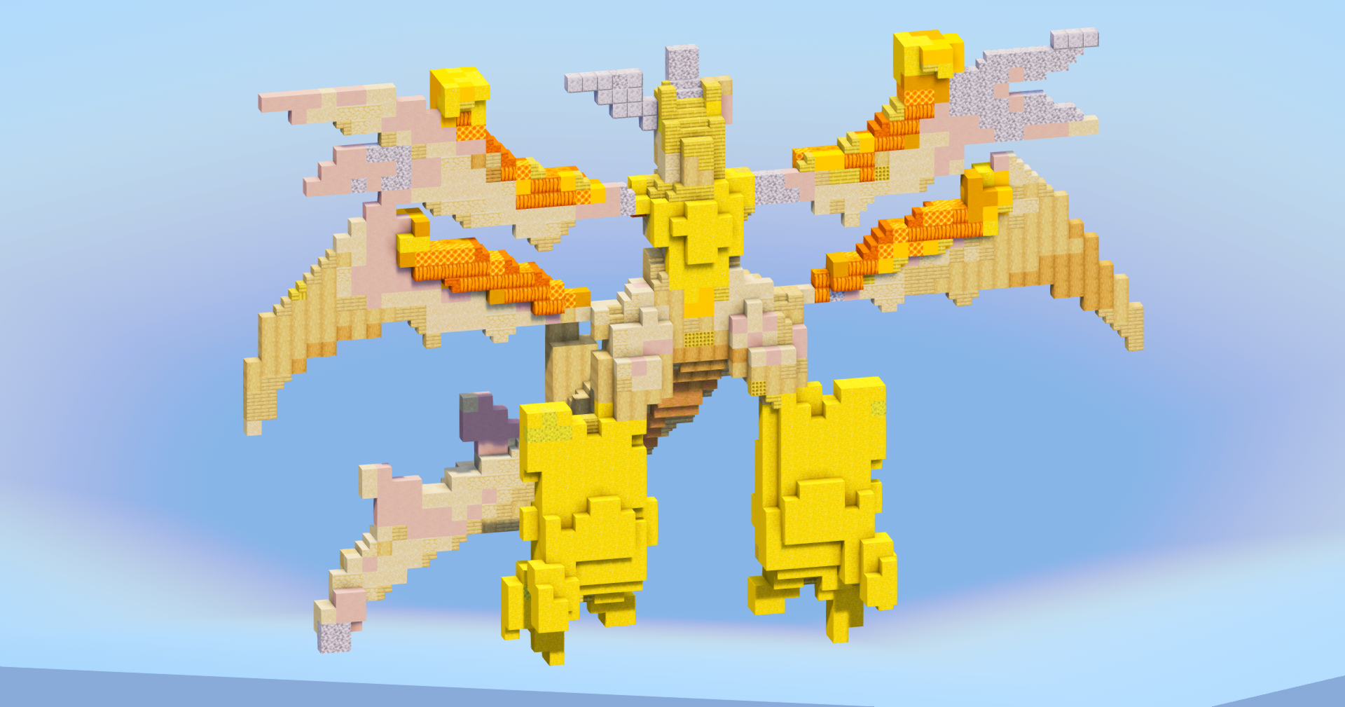 Ultra Necrozma from Pokemon — Minecraft Build by LeonisBuilds