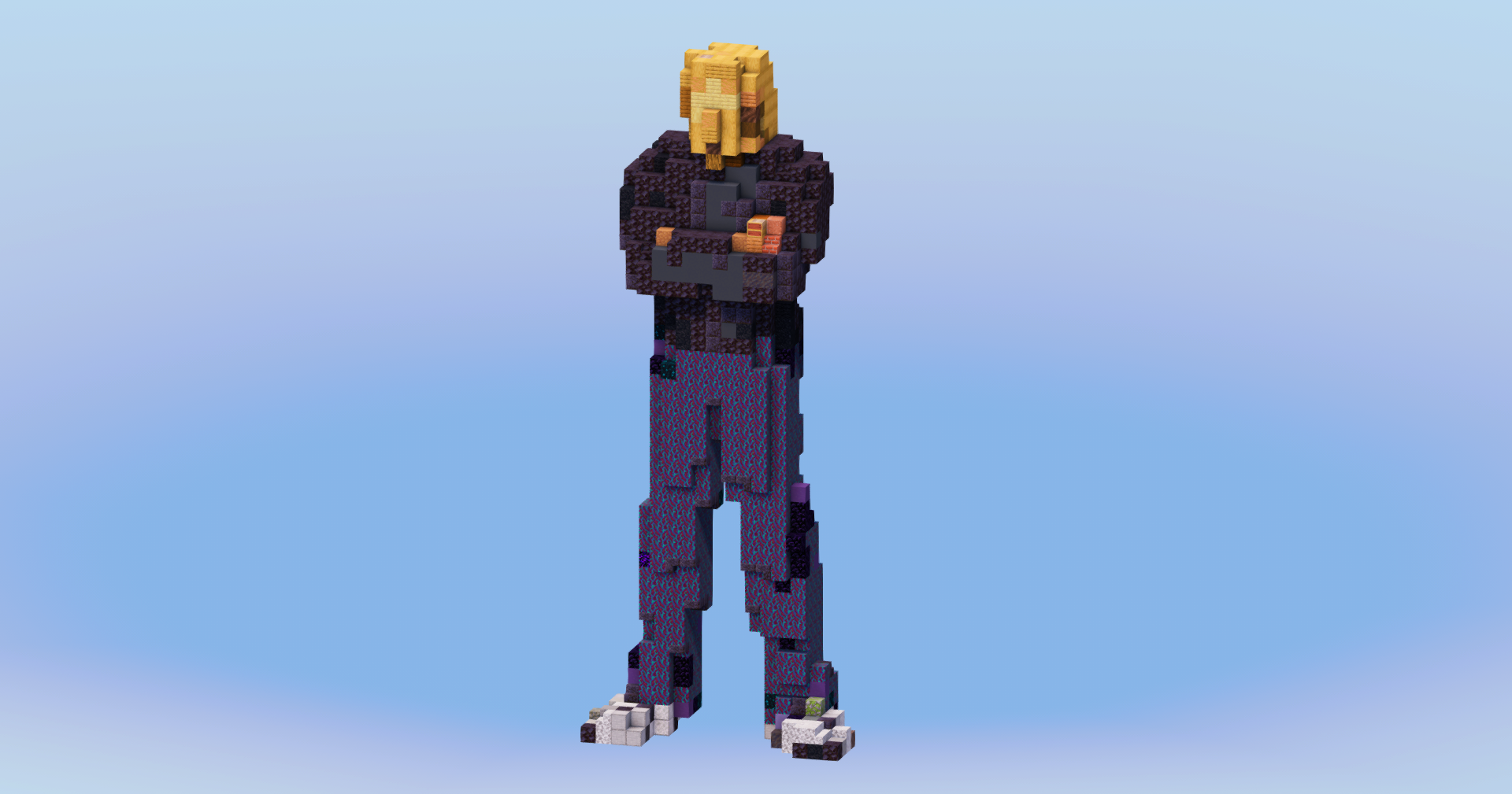 King from One Punch Man — Minecraft Build by LeonisBuilds (2)