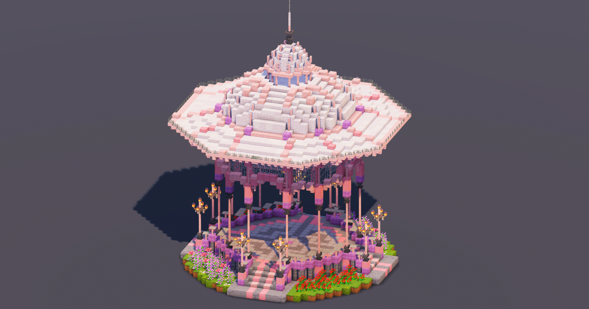 White Gothic Bandstand