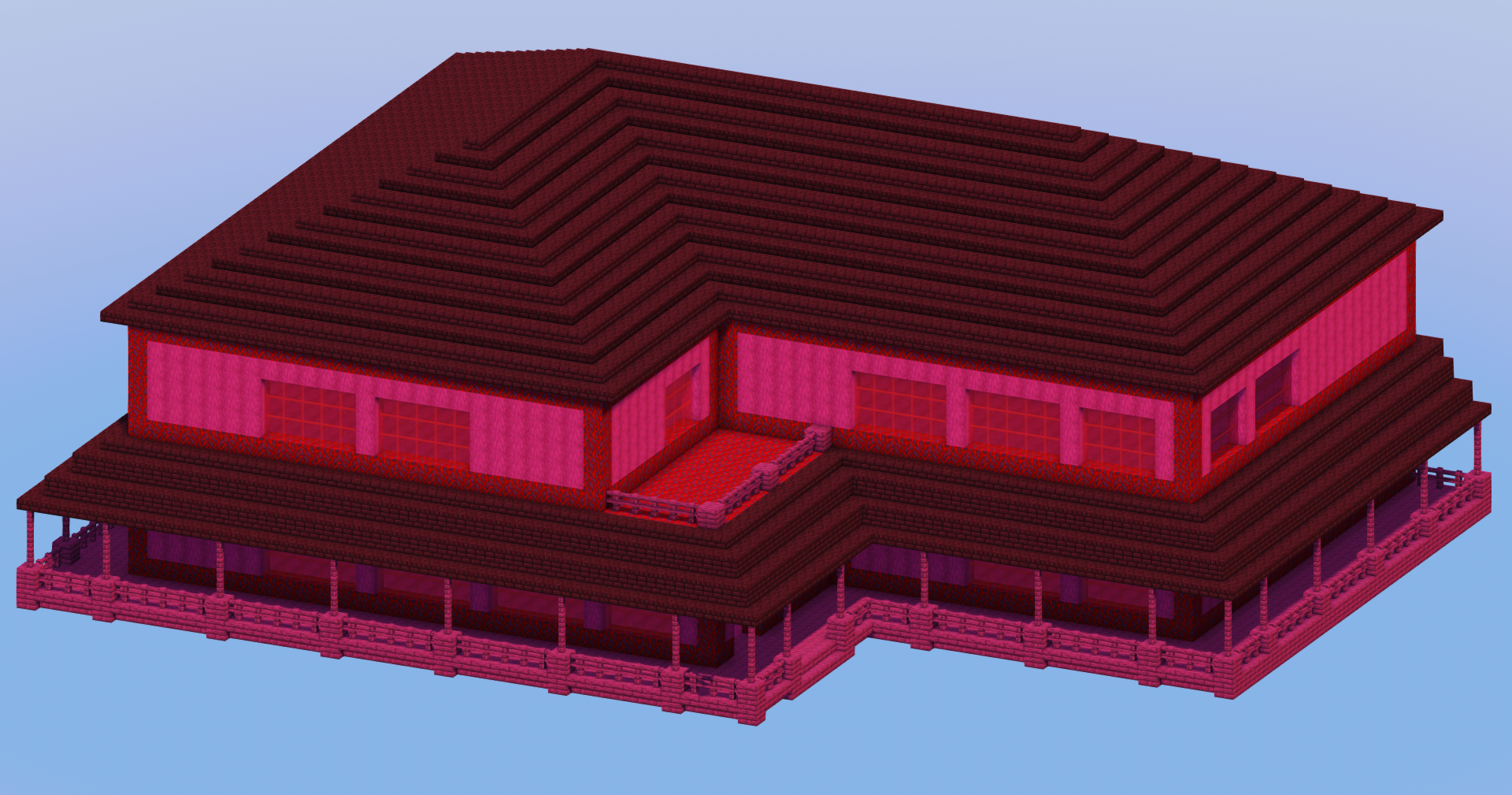 Nether Minecraft Mansion — Minecraft Build by LeonisBuilds