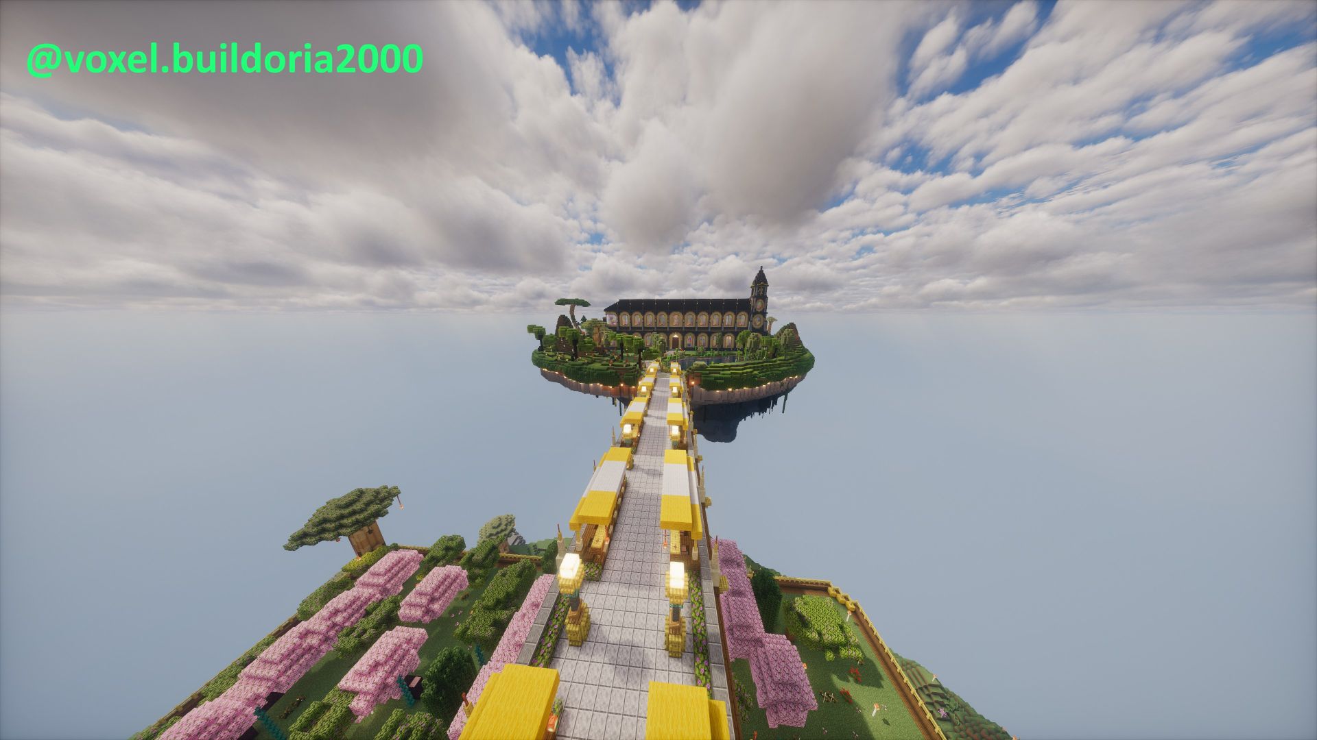 Floating Islands — Minecraft Build by voxel.buildoria2000 (7)