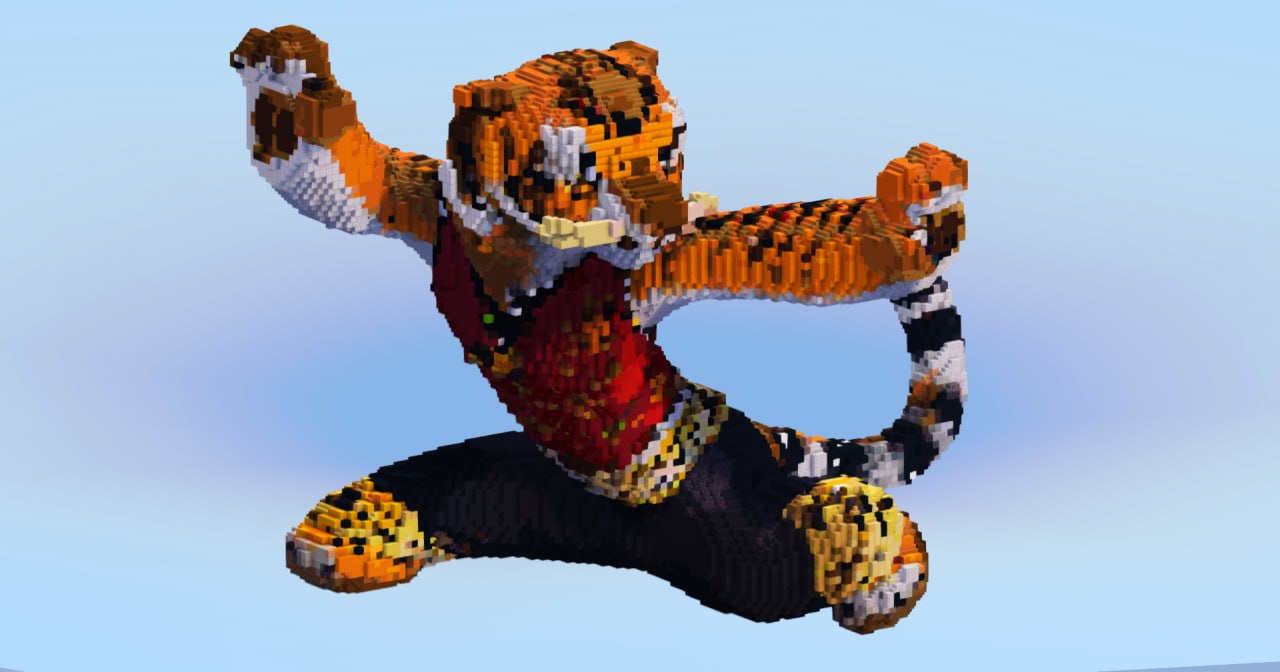 Master Tigress — Minecraft Build by LeonisBuilds (2)