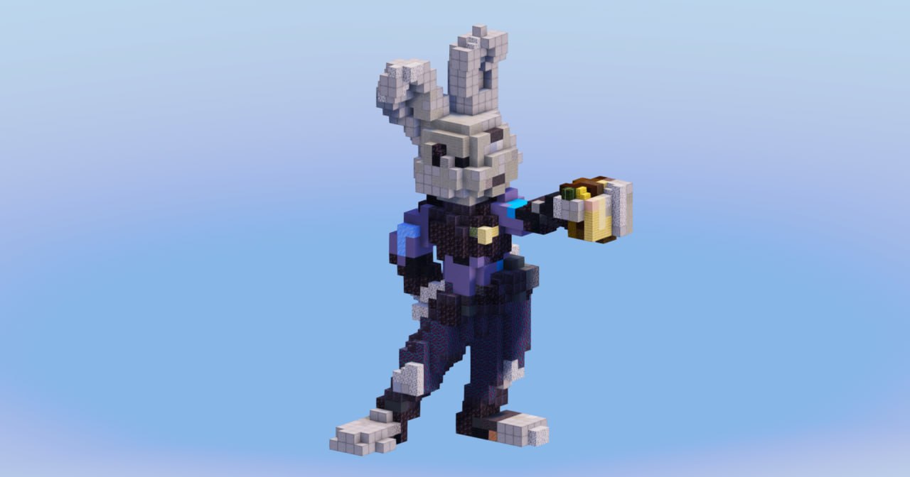 Judy Hopps from Disney Zootopia — Minecraft Build by LeonisBuilds