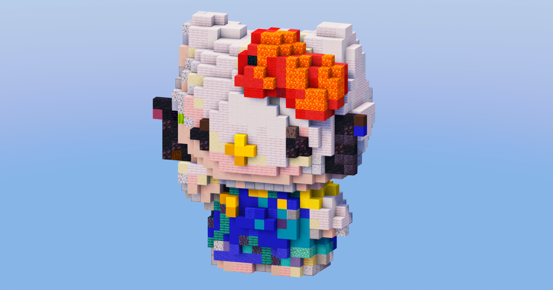 Hello Kitty from Hello Kitty — Minecraft Build by LeonisBuilds (2)