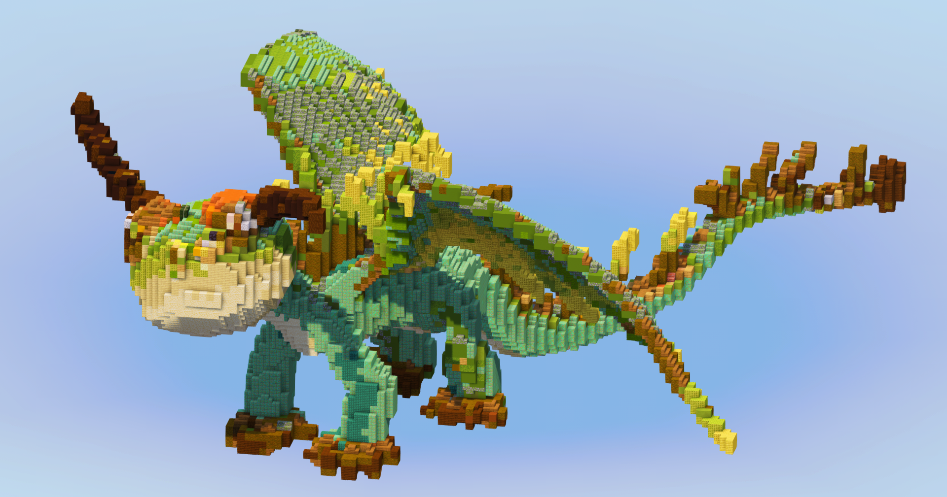 Terrible Terror Dragon — Minecraft Build by LeonisBuilds (2)