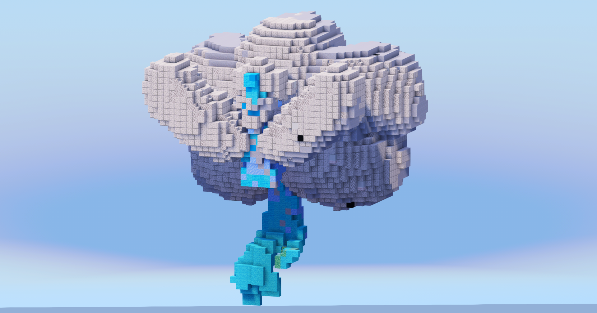 Mega Altaria from Pokemon — Minecraft Build by LeonisBuilds