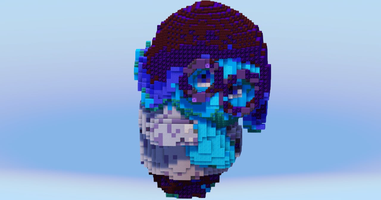 Sadness from Disney Inside Out — Minecraft Build by LeonisBuilds