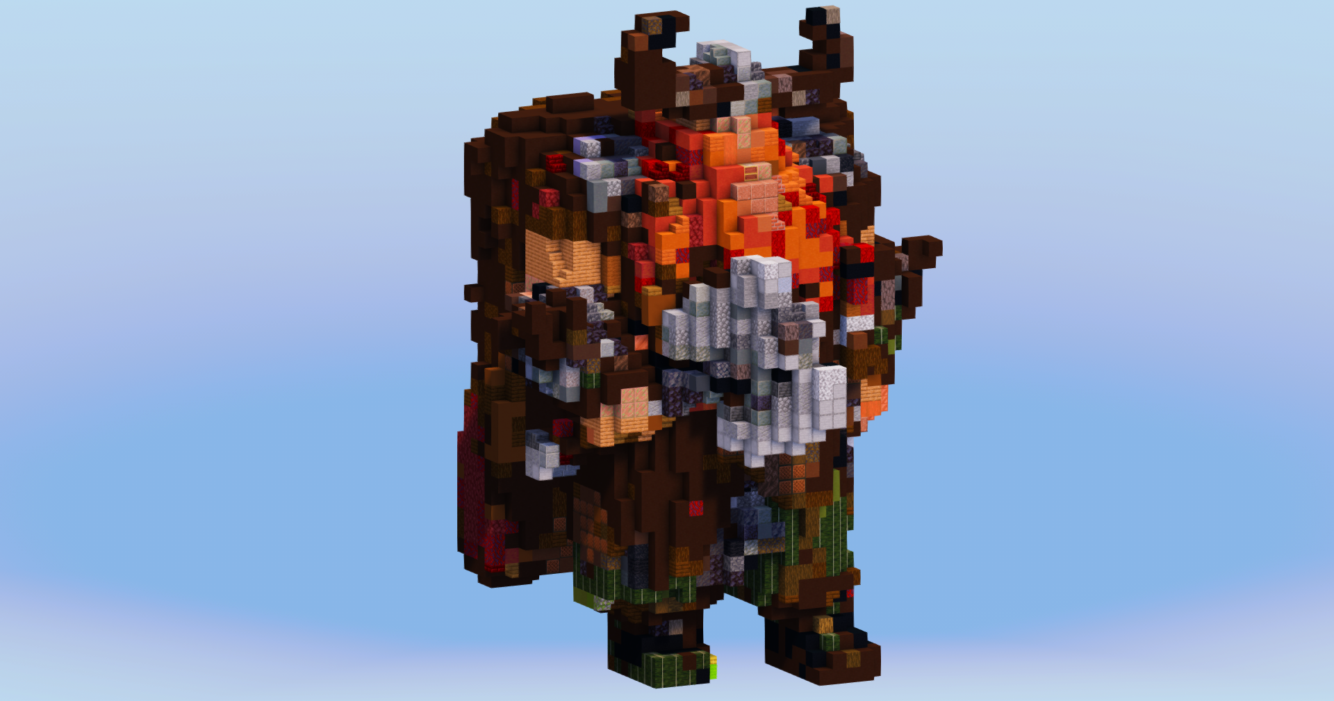 Stoick The Vast from How To Train Your Dragon — Minecraft Build by LeonisBuilds