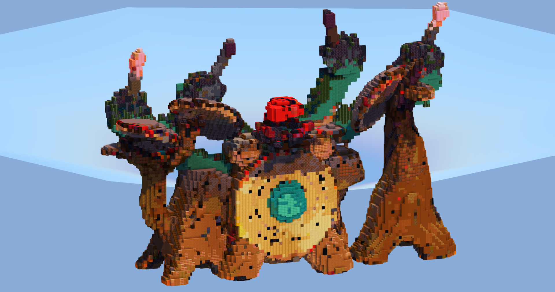 Rillaboom Gigantamax — Minecraft Build by LeonisBuilds