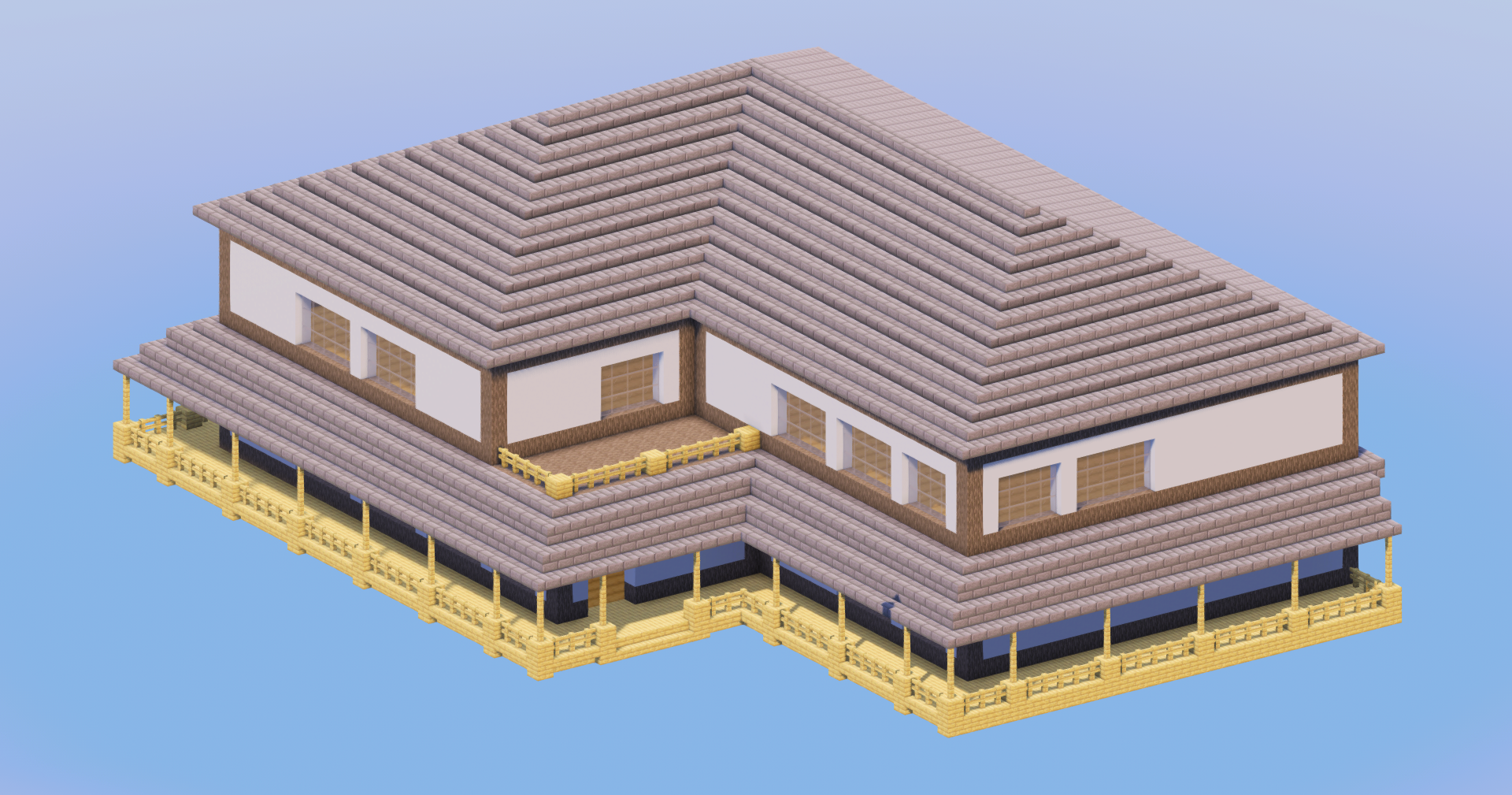 Minecraft Mansion Stone Bricks — Minecraft Build by LeonisBuilds