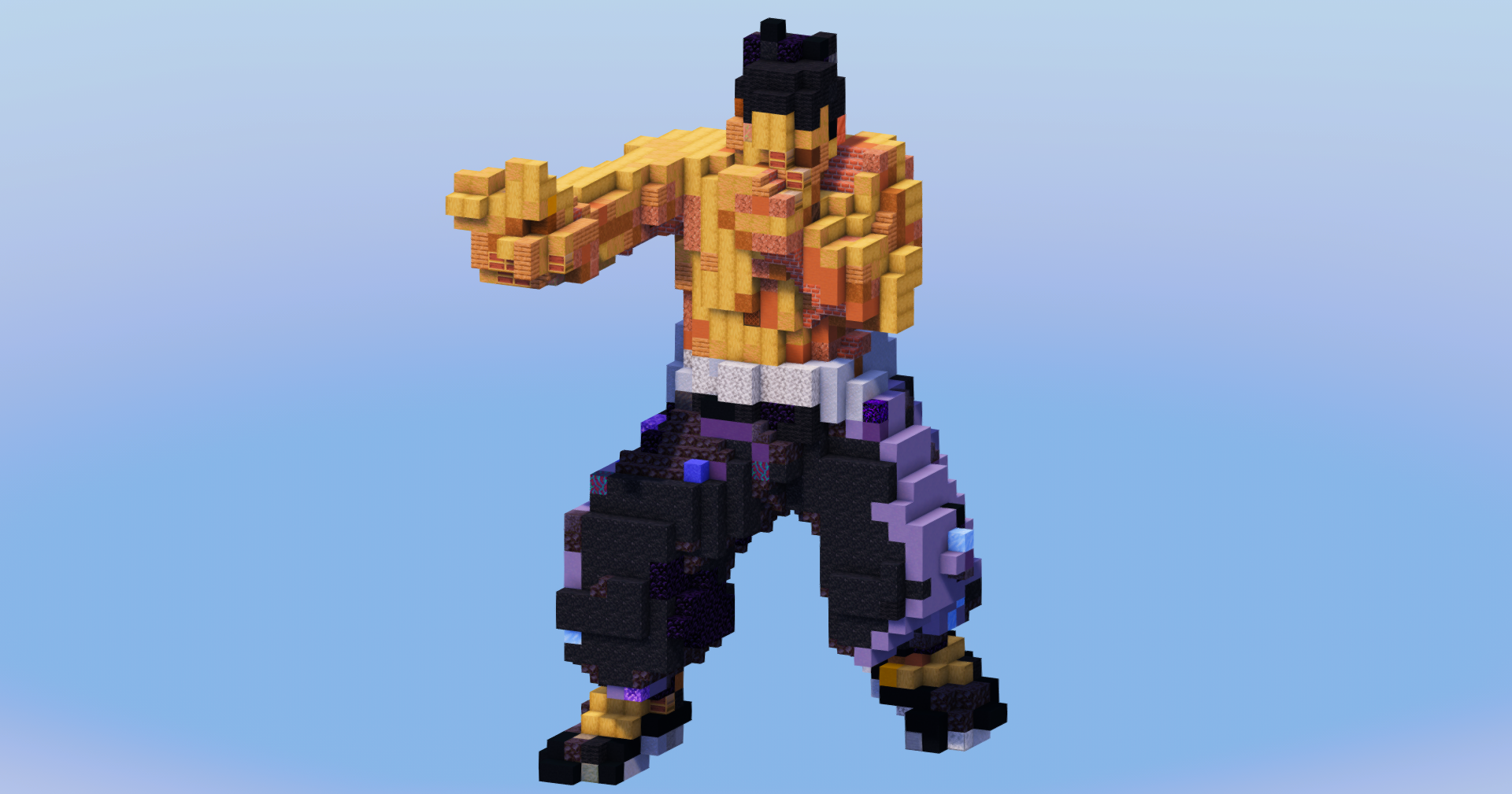 Aoi Todo from Jujutsu Kaizen — Minecraft Build by LeonisBuilds