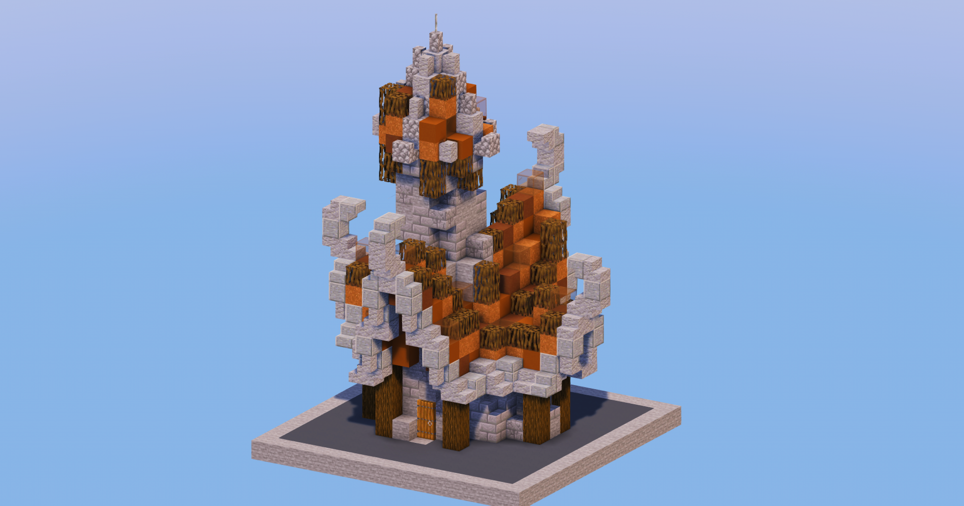 Brown Medieval Fantasy House 1 — Minecraft Build by LeonisBuilds (2)