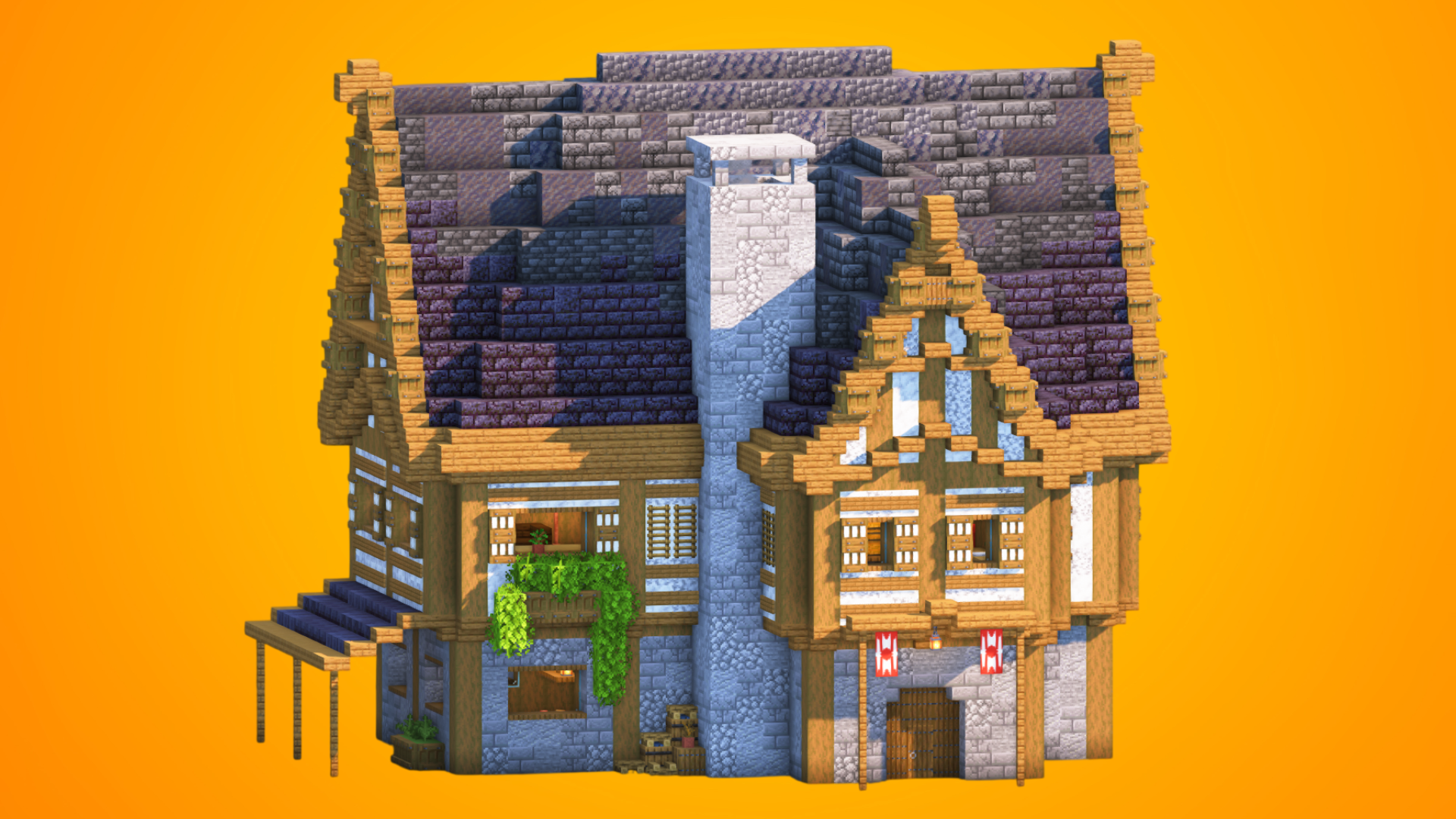 Ultimate Medieval House Build | World Download + Schematic — Minecraft Build by RaekonBuilds