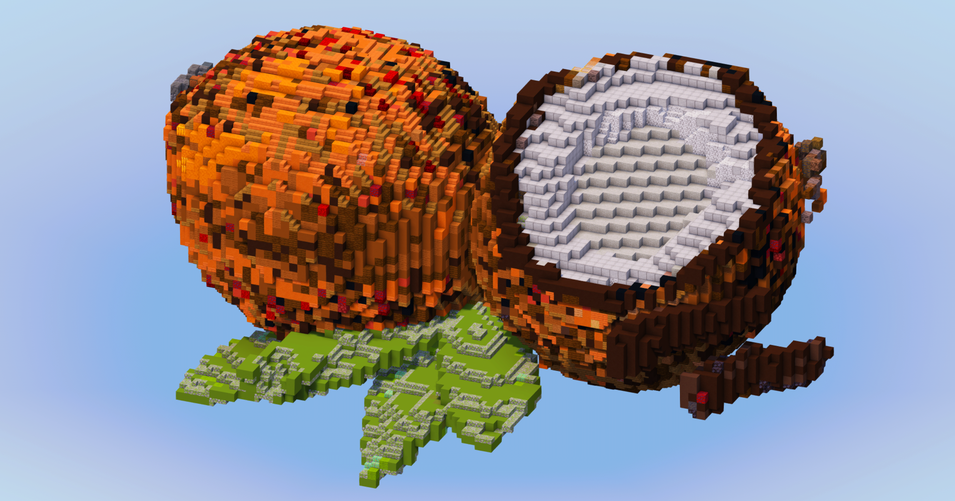 Coconut Fruit — Minecraft Build by LeonisBuilds