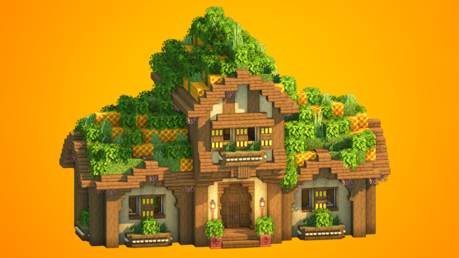 Natural Small House – Fully Decorated Interior | Download — Minecraft Build by RaekonBuilds (2)