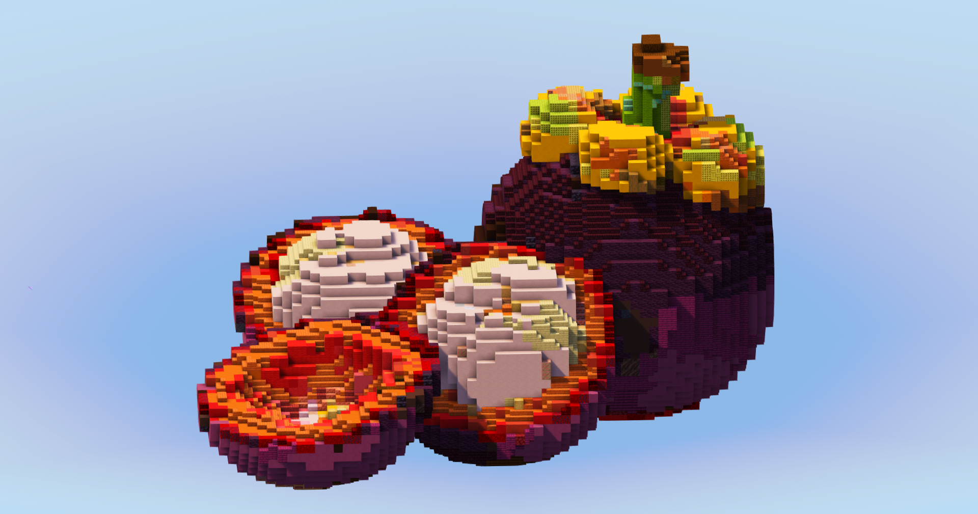 Mangosteen Fruit — Minecraft Build by LeonisBuilds (2)