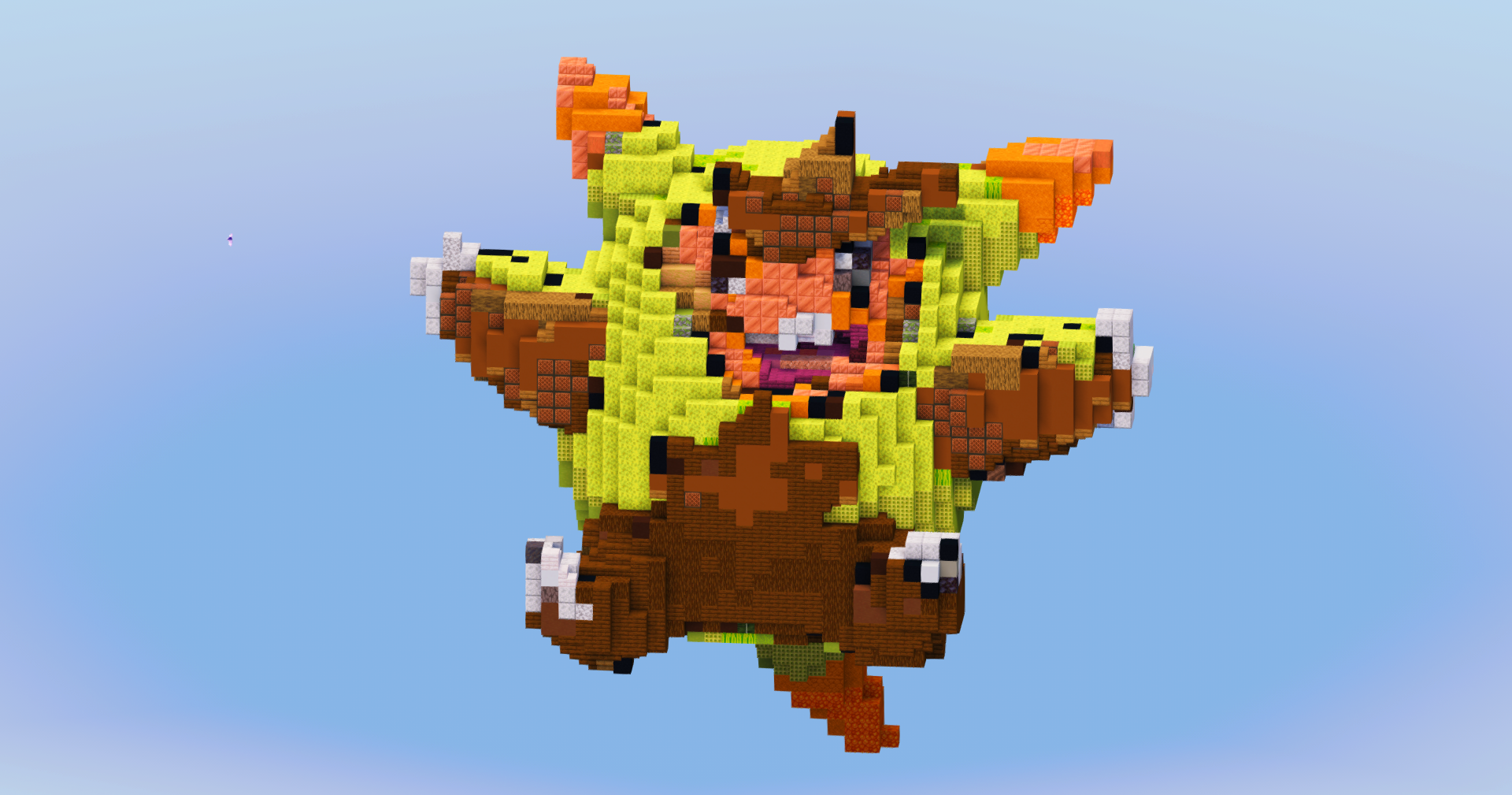 Quilladin from Pokemon — Minecraft Build by LeonisBuilds