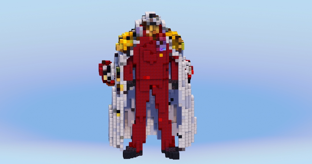 Akainu from One Piece — Minecraft Build by LeonisBuilds