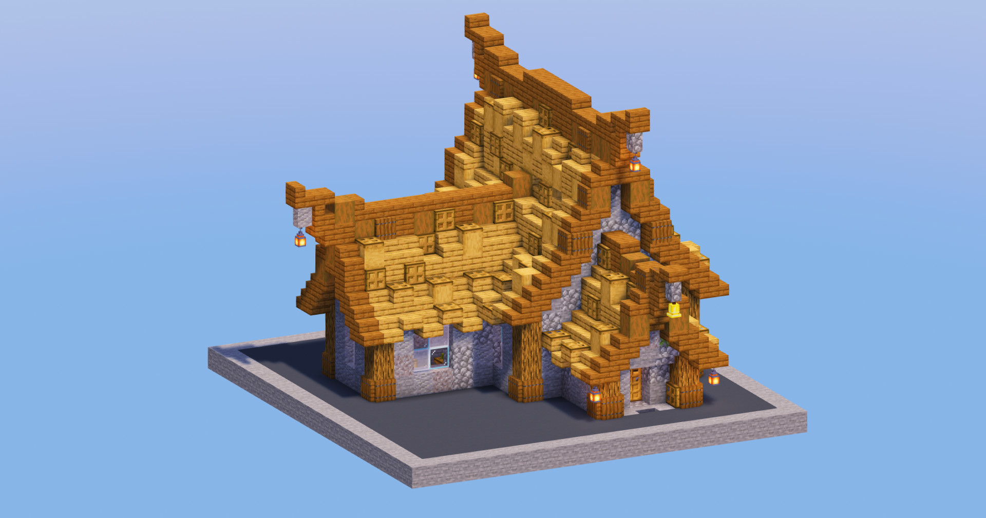 Oak Medieval House 2 — Minecraft Build by LeonisBuilds