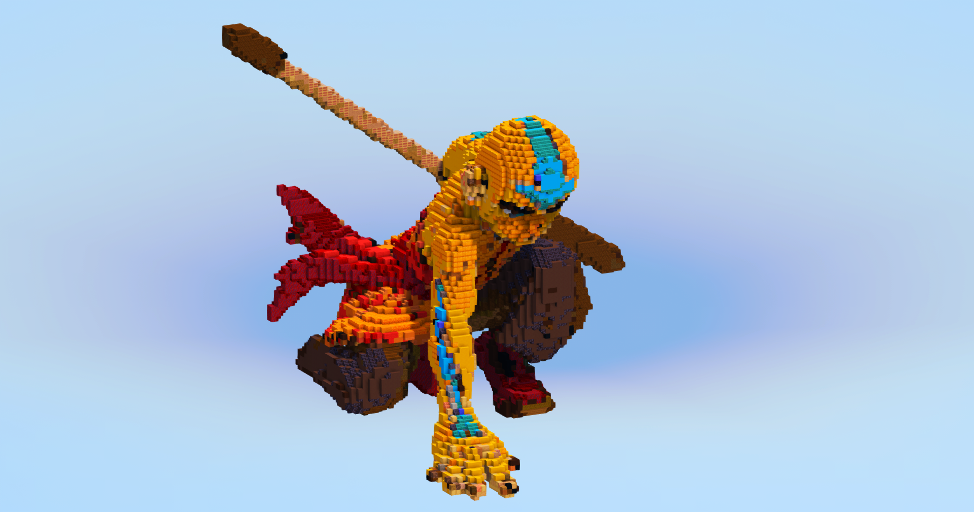 Aang — Minecraft Build by LeonisBuilds