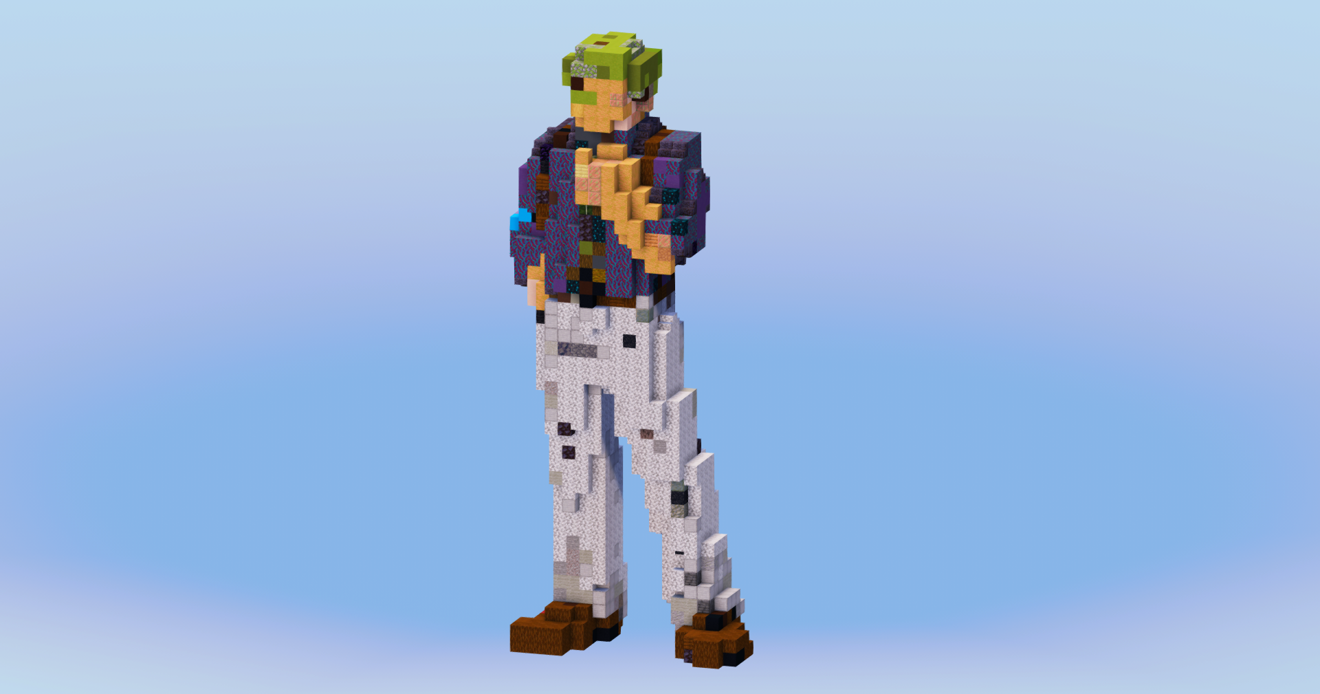 Kento Nanami from Jujutsu Kaizen — Minecraft Build by LeonisBuilds