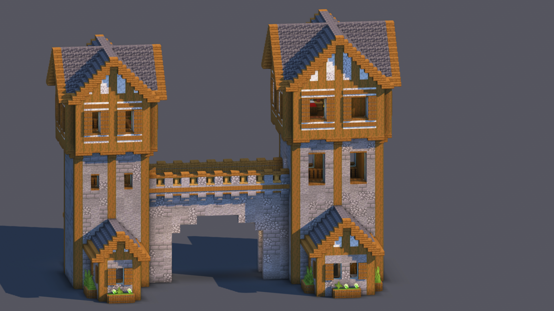 Medieval House – Fully Decorated Interior | Download — Minecraft Build by RaekonBuilds