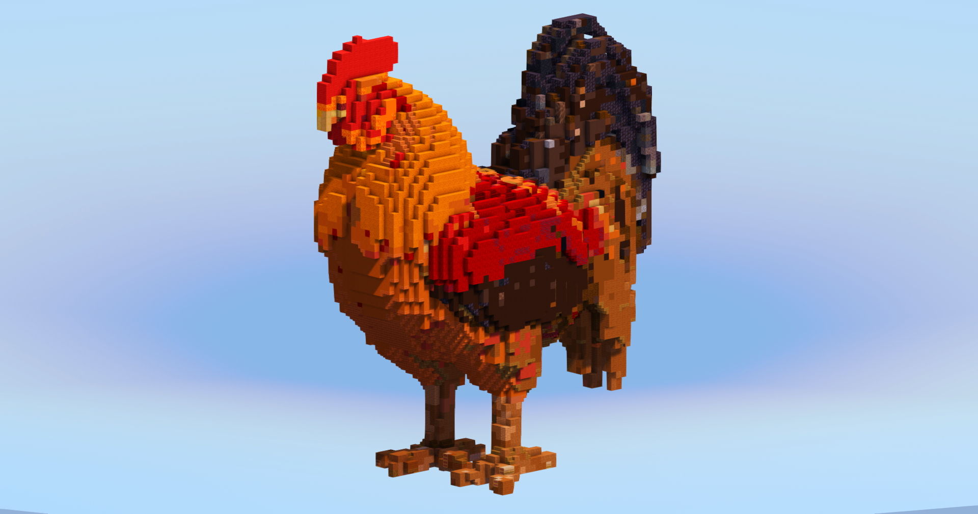 Rooster — Minecraft Build by LeonisBuilds (2)