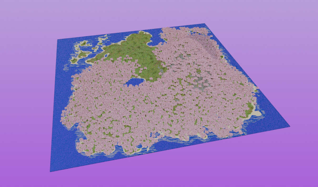Custom Map - Cherry Forest — Minecraft Build by MellowHat (3)