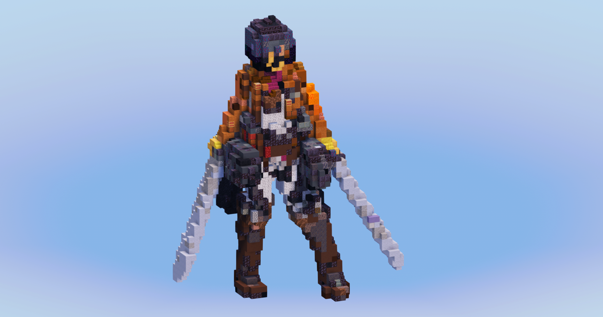 Mikasa from Attack on Titan — Minecraft Build by LeonisBuilds (2)