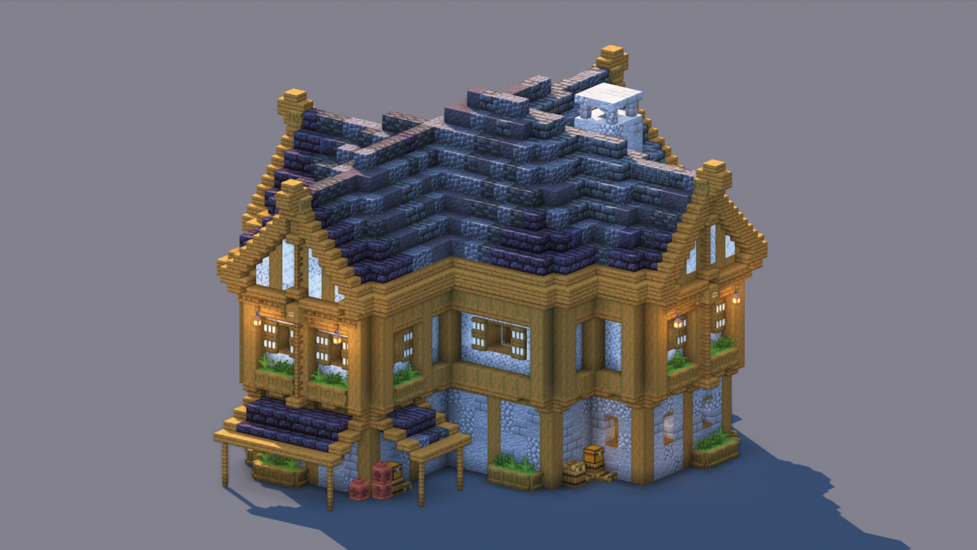 Medieval House – Fully Decorated Interior | Download — Minecraft Build by RaekonBuilds (5)
