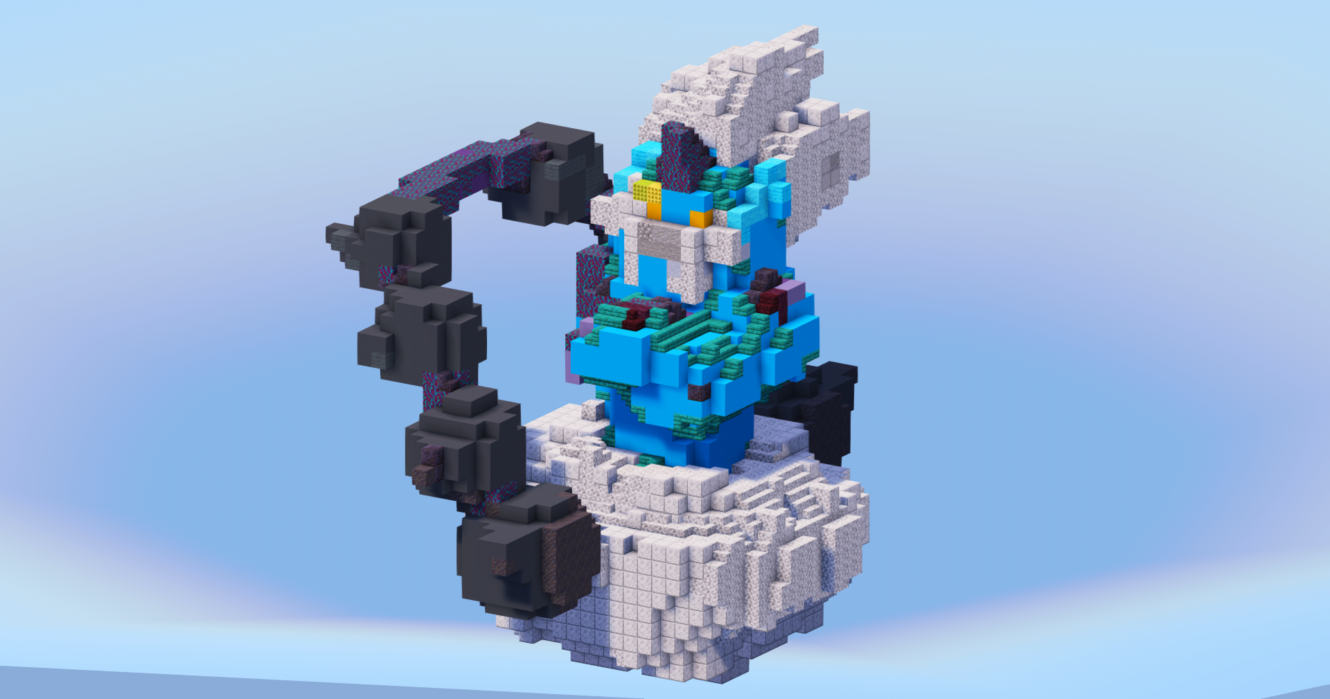Thundurus from Pokemon — Minecraft Build by LeonisBuilds (2)