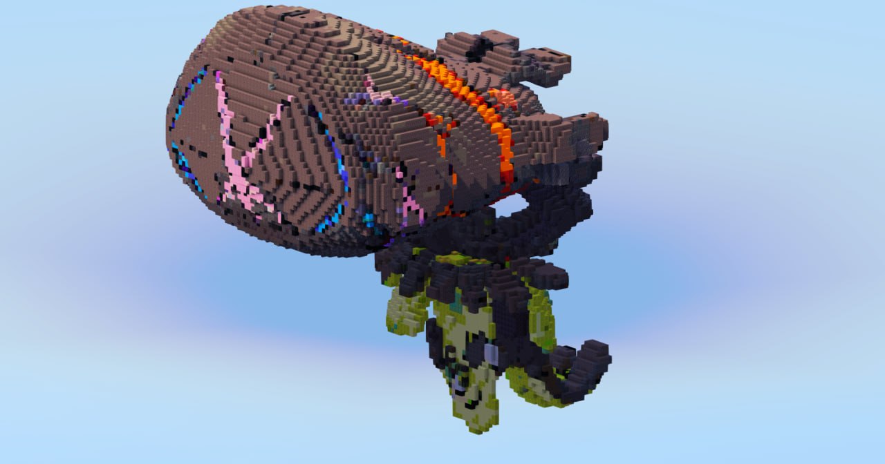 Mega Zygarde — Minecraft Build by LeonisBuilds (2)