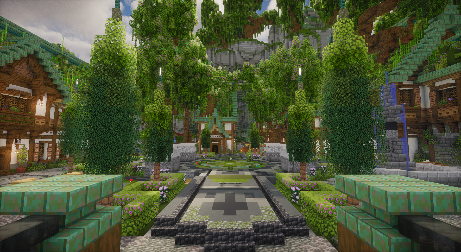 Evergrove Spawn — Minecraft Build by OrioniX (6)