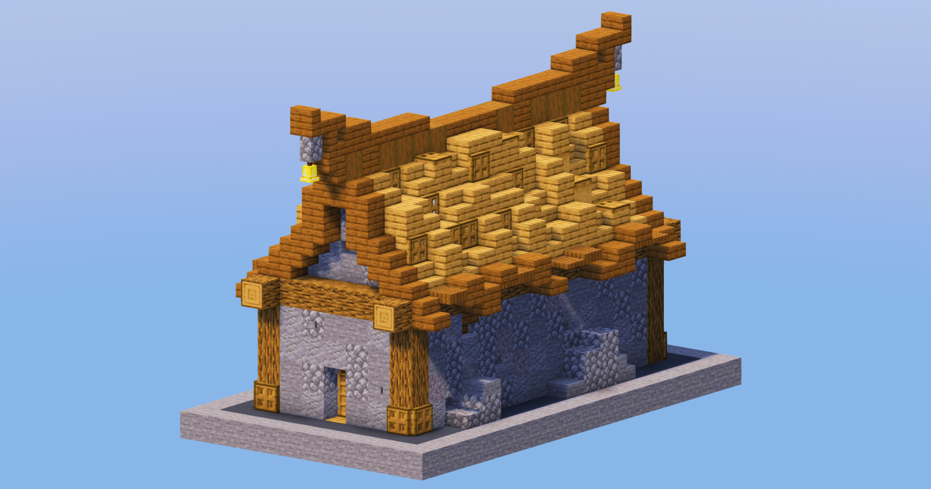 Oak Medieval House 12 — Minecraft Build by LeonisBuilds