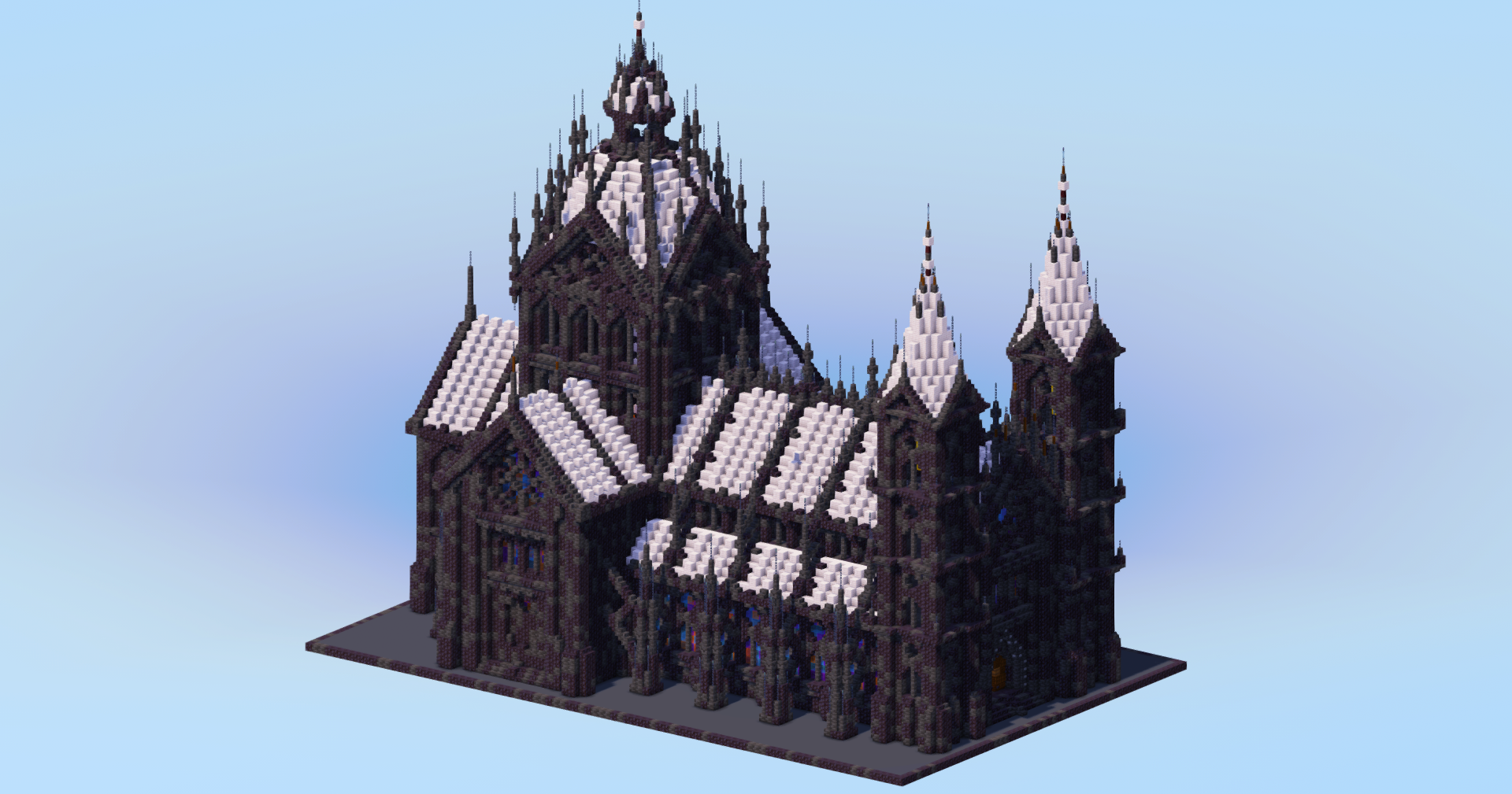 Pale Oak Gothic Cathedral Original — Minecraft Build by LeonisBuilds (2)